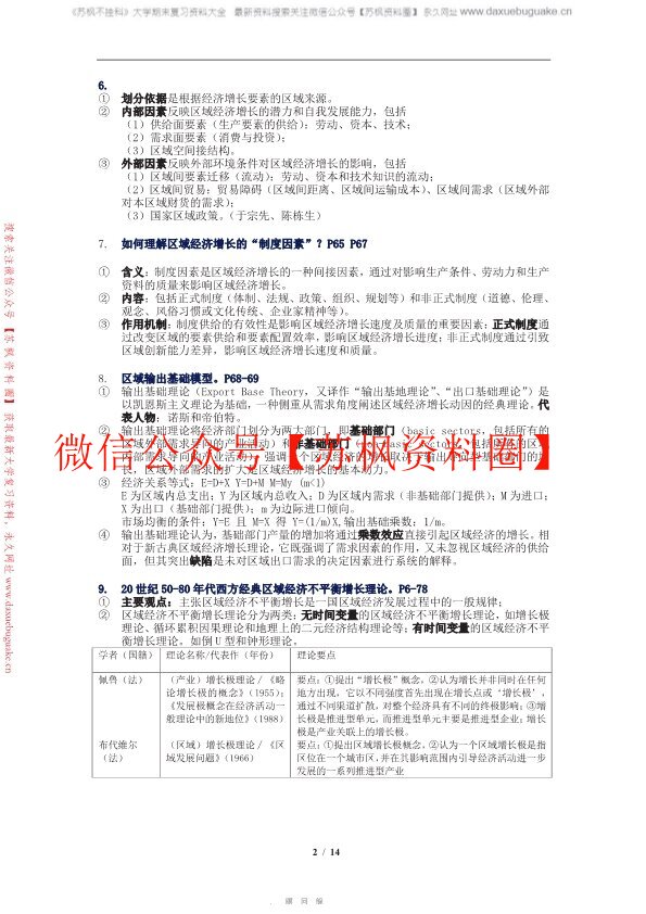 区域经济学